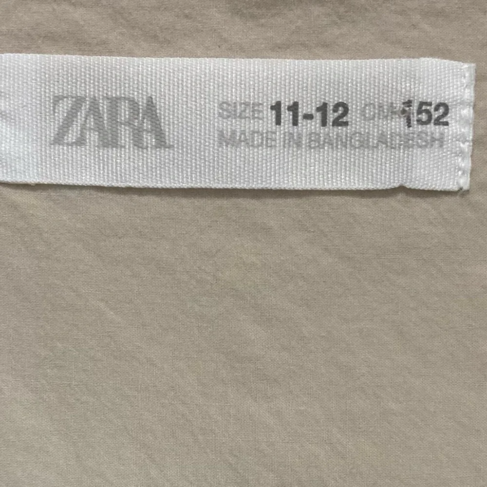 Zara Women’s Cotton, Oversized, Button down‎ Tunic Shirt, EUC size 11/12